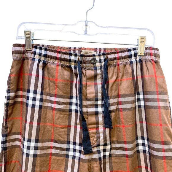 Men's Burberry Loungewear Plaid Pull On Pants M - Picture 2 of 9